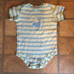 Striped Rhino and Bird Bodysuit